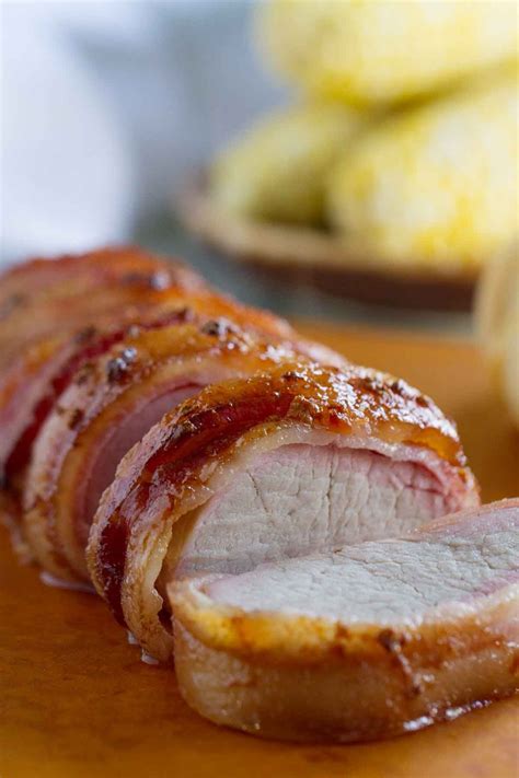 It's a giant pig in a blanket. Bacon Wrapped Pork Tenderloin | Express Lane Cooking ...