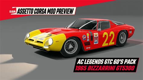 Assetto Corsa Mod AC Legends GTC 60s Pack Bizzarrini GT YouTube