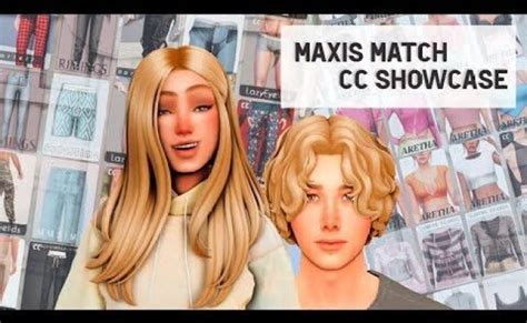 80 Maxis Match Hairs Links The Sims 4 Cc Shopping Haul Youtube Ayamx