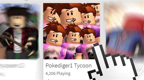 Playing The Pokediger1 Tycoon Roblox Youtube