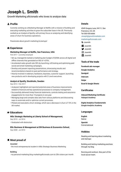 Fill In Resume Template Pdf ~ Addictionary