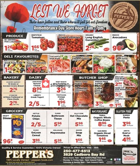 Peppers Foods Canada Flyer Hot Deal November 10 November 16 2020 Shopping Canada