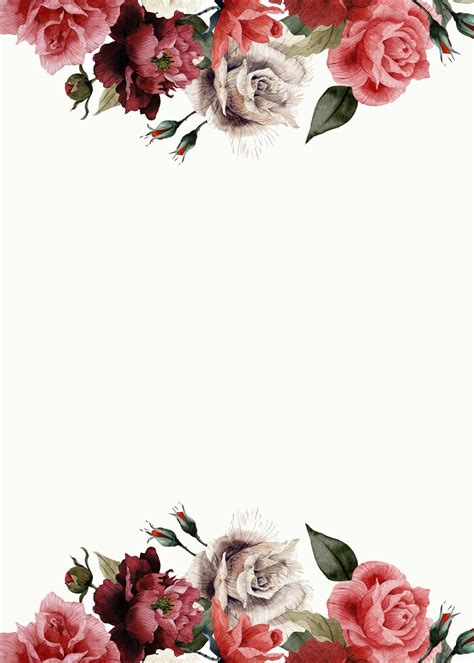 Wedding Card Design Blank Template Free Download Nismainfo