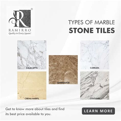 80 Types Of Marble And Natural Stone Origin Color Veins And More