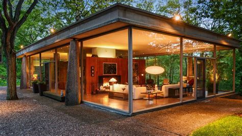 The tiny house movement isn't necessarily about sacrifice. Own an Award Winning Mid-Century Glass House for Just ...