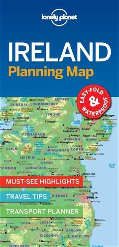 Buy Lonely Planet Ireland Planning Map In Maps Sanity