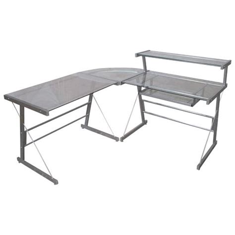 Our selection of corner office desks includes glass corner desks, wood corner desks, corner desks with hutches, modern corner desks, and more. Broderick Contemporary Corner Desk - Clear Glass | L ...