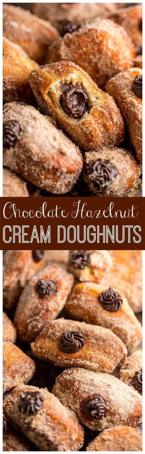 Chocolate Hazelnut Cream Doughnuts Baker By Nature Recipe