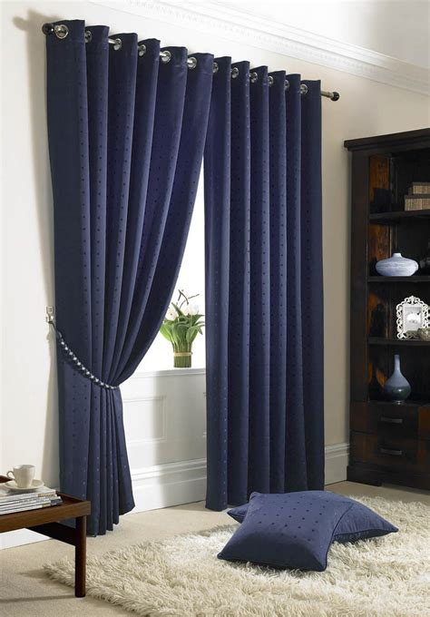 Dark Blue Curtains