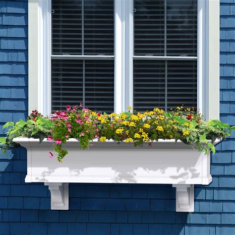 Planter box will become the part of your home exterior, piercing in your window of garage, or just become the. Yorkshire 4FT Window Box Planter | USA Exterior