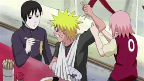 Sai Interrupts Sakura Feeding Naruto Youtube