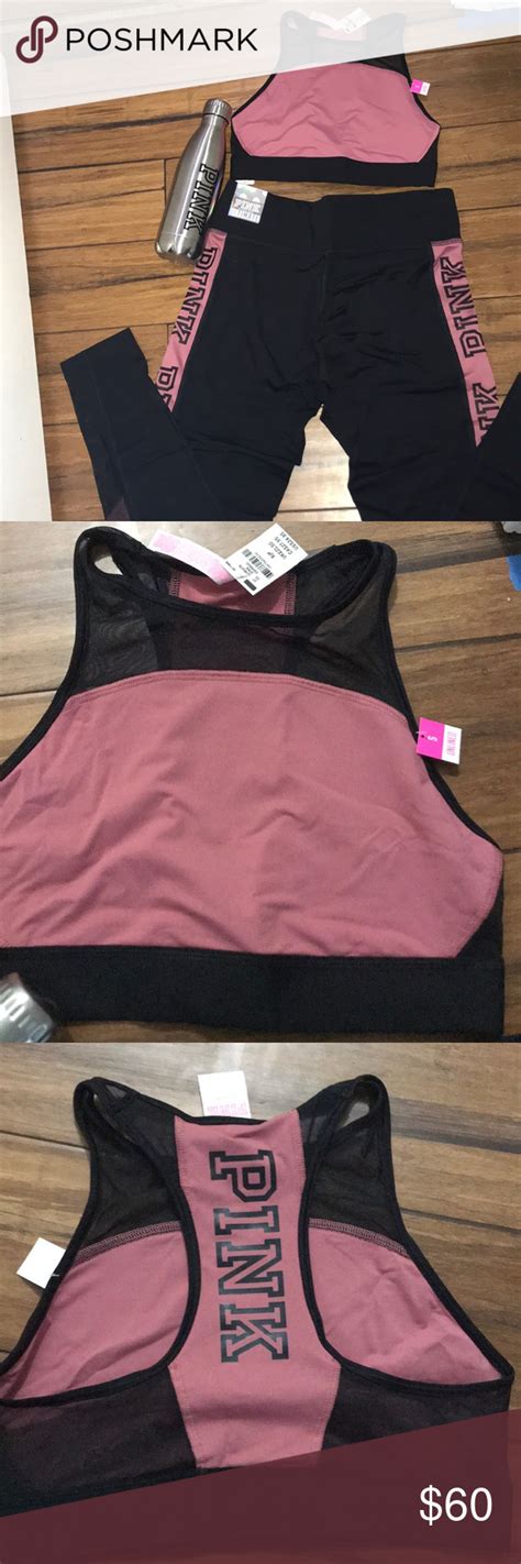 Brand New Victoria Secret Pink Workout Outfit Nwt Workout Outfit Pink Workout Victoria