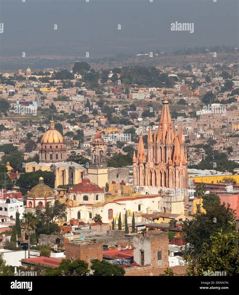 Cityscape Of The Spanish Colonial City Of San Miguel De Allende