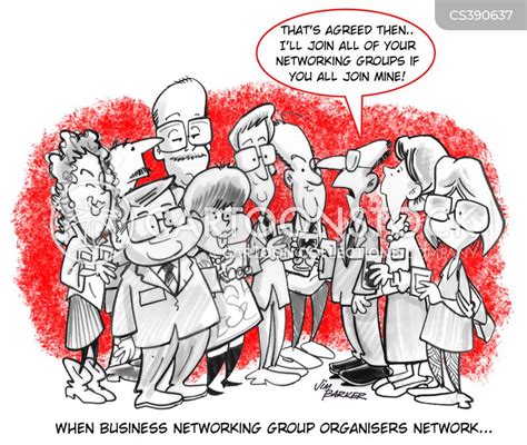 Networking Meeting Cartoons And Comics Funny Pictures From Cartoonstock