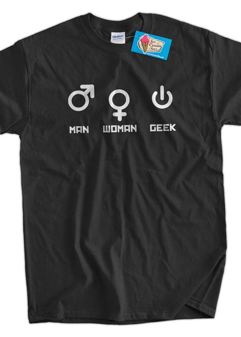 Computer Geek T Shirt Funny Nerd Man Woman Geek By Icecreamtees