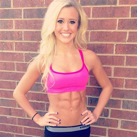 Jamie Andries Cheer Abs Ripped Girls Muscle Girls