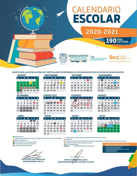 Los “puentes” Del Calendario Escolar 2020 2021 En Aguascalientes