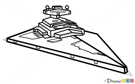Imperial Star Destroyer Coloring Coloring Pages