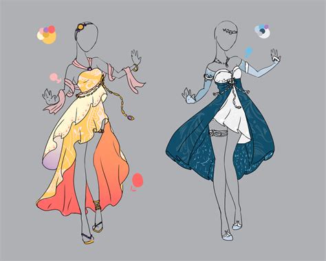Outfit Adopt Set 1closed By Scarlett Knight On Deviantart