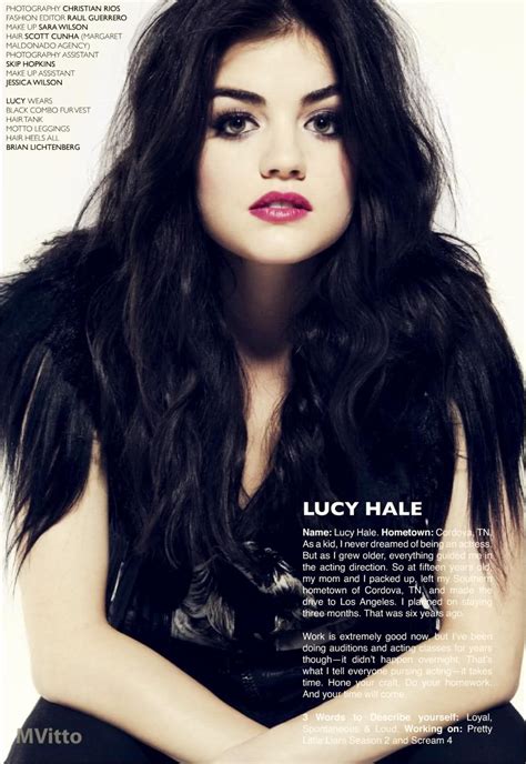 Lucy Hale Magazine Cover Pretty Little Liars Tv Show Photo 31497545