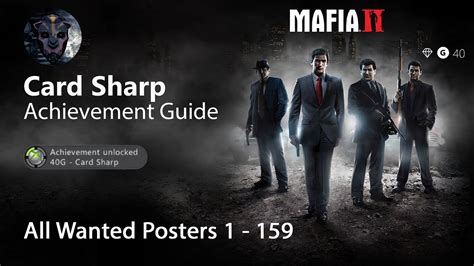 Mafia Card Shop Guide All Wanted Posters YouTube