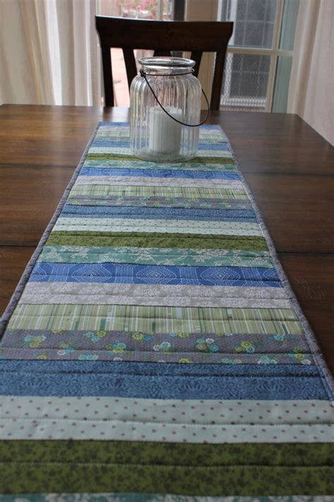 Image result for jelly roll table runner patterns | Patchwork table