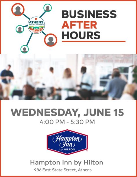 Business After Hours Hampton Inn Athens Area Chamber