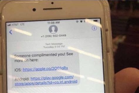 Are Texts Saying A Friend Has Complimented You In Irl Linked To Sex Trafficking