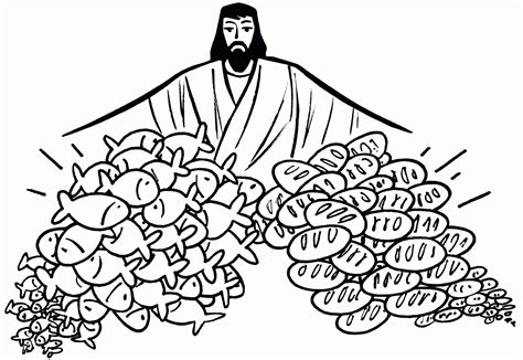 See more ideas about jesus feeds 5000, bible for kids, sunday school crafts. Jesus Feeding 5000 Coloring Page - Coloring Home