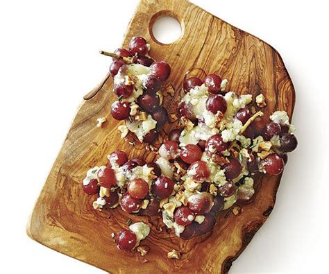 Grape Clusters With Brie Gorgonzola And Honey Honey Recipes Food