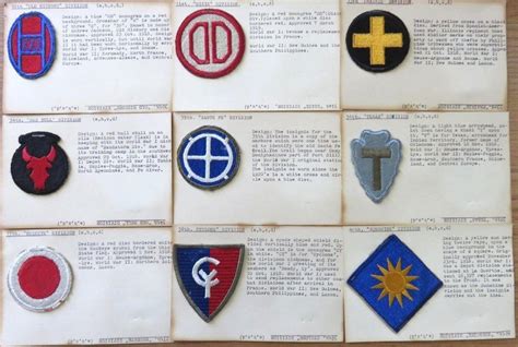 Lot Of 66 Vintage Ww Ii Era U S Army Division Patches 1812247471