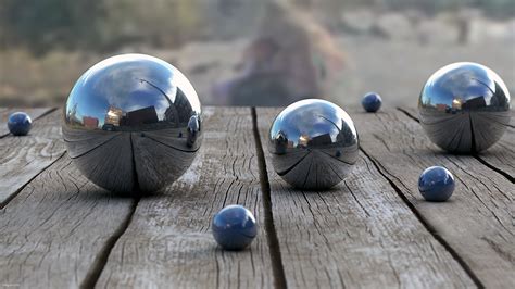 Balls Wood Reflection Wallpapers Hd Desktop And Mobile