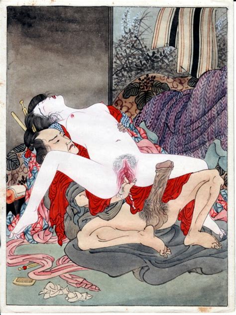 Japanese Shunga Art Print Anubahatake