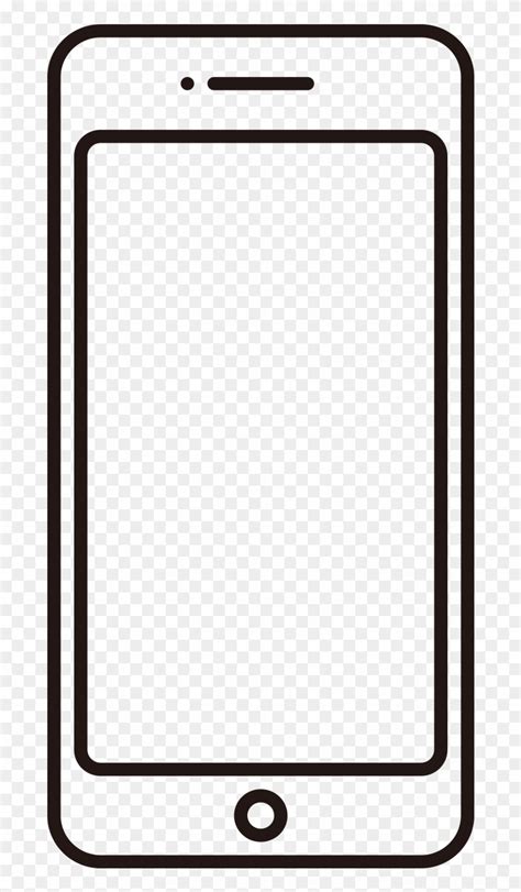1500 X 1500 7 Smartphone Icon White Png Clipart 3455536 Pinclipart