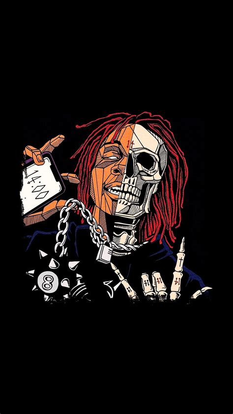 Trippieredd sticker rapper rap sad depressing freetoedi trippie. Trippie Redd Wallpapers on WallpaperDog