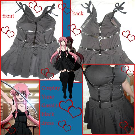 Mirai Nikki Yuno Gasais Black Dress Cosplay By Koveszmi On Deviantart