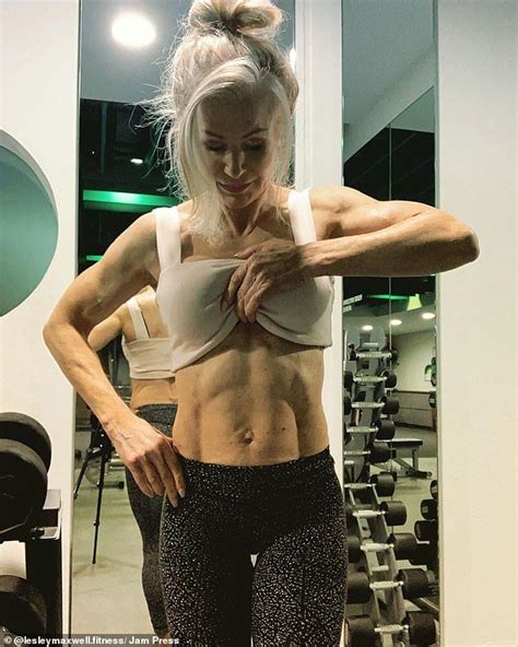 Fit Gran With Abs Of Steel Works Out Five Times A Week Fitness Models Female Fitness