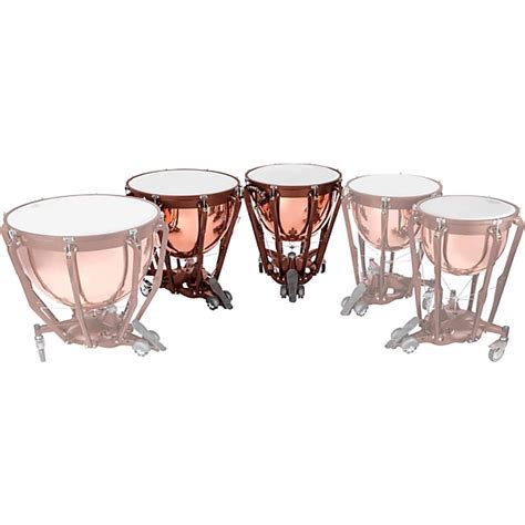 Ludwig Professional Series Polished Copper Timpani Set With Gauge 26