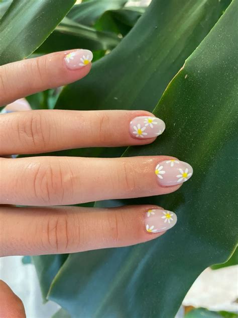 Daisy Flower Nails Artofit