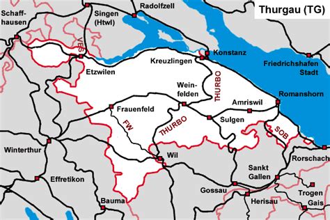 Thurgau), anglicized as thurgovia) is a northeast canton of switzerland. Bahn + Bus CH | Thurgau - Thurgovia - Thurgovie