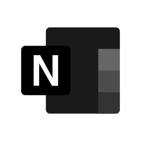 Onenote Logo Icon Download In Glyph Style