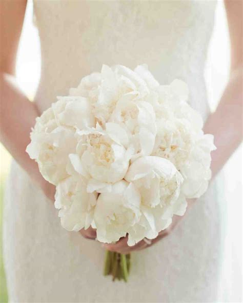 Classic White Peonies Wedding Bouquet Creative Ads And More