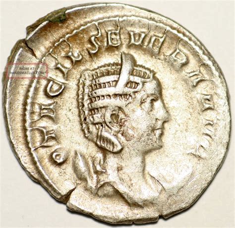 Roman Silver Coin Antoninianus Otacilia Severa Saeculares Aug 4 01 Gr