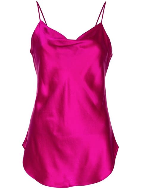 Cinq A Sept Marta Camisole Silk Top Pink Tops Silk Top Clothes