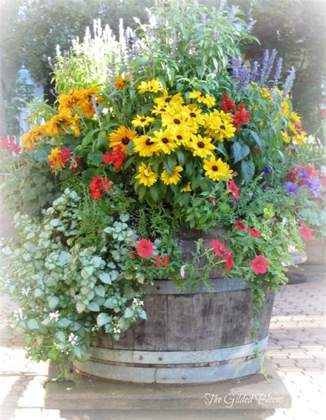 12 fresh planting in wine barrels bestkayracom via bestkayra.com. wine barrel planter | Garden/yard Ideas | Pinterest | Wine ...