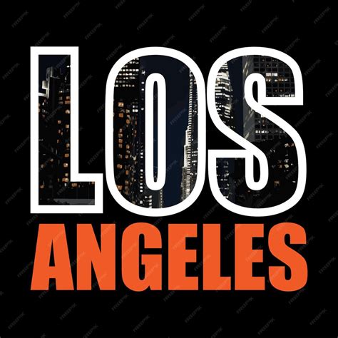 Premium Vector Los Angeles Design For Print Ready T Shirts