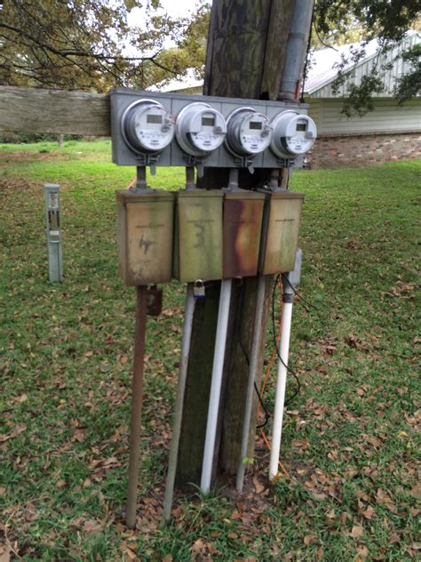 Updating Electrical Meter Posts Mobile Home University Mobile Home