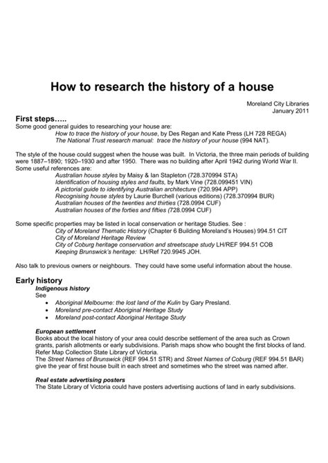 Image Result For Researching Your House History History Home History