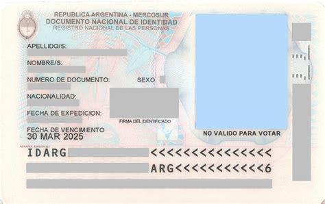 Documento Nacional De Identidad Argentina Wiki Everipedia