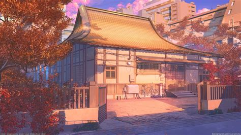 Aesthetic Sunset Background Anime Largest Wallpaper Portal